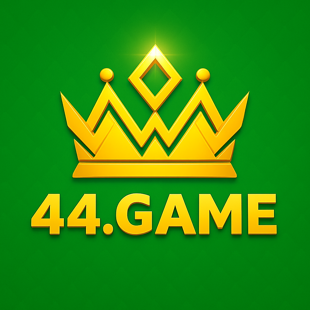44game gold crown logo on a green background